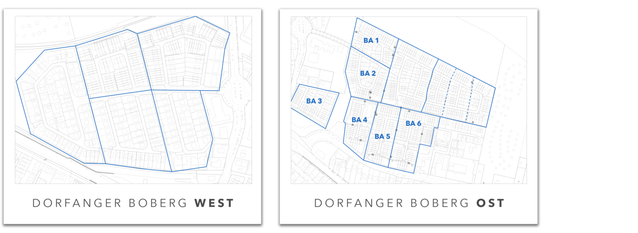 Bauabschnitte des Dorfanger Boberg