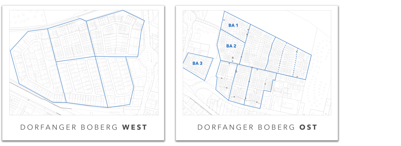 Bauabschnitte des Dorfanger Boberg